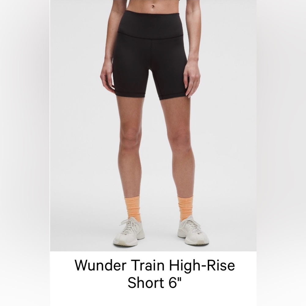 lululemon athletica Wunder Train High-Rise Bike Shorts in Black